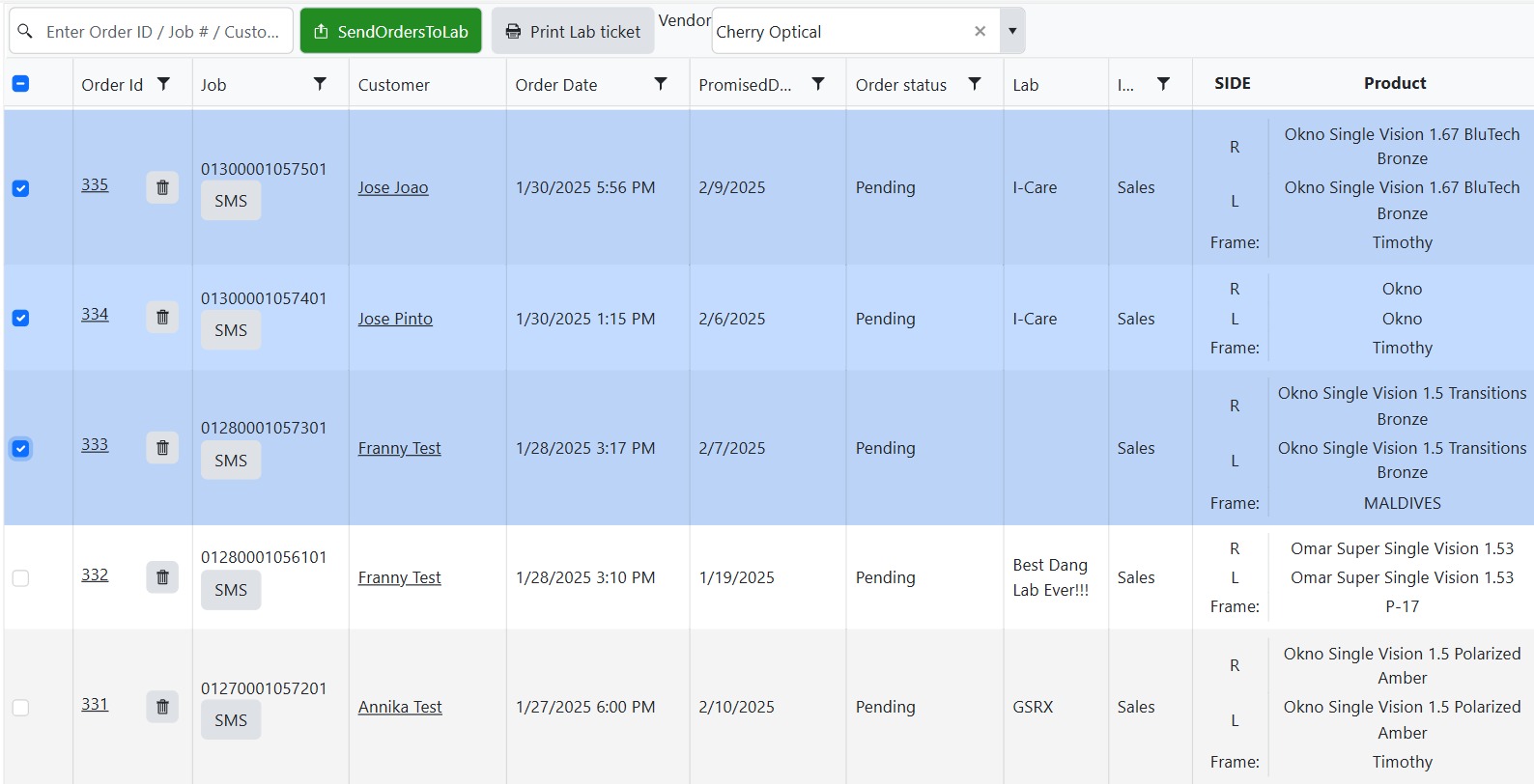One-Click Lab Integration